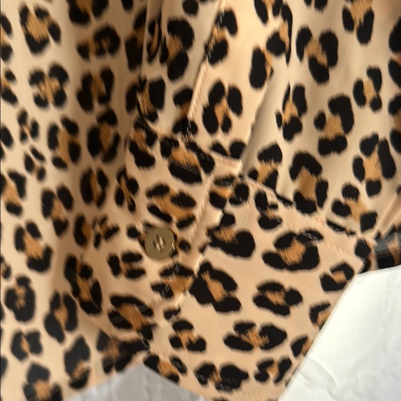 Lisa Rinna Collection Leopard Print Blouse - Picture 5 of 6